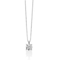 Collana Miluna Donna in Oro bianco CLD4004 - CLD4004